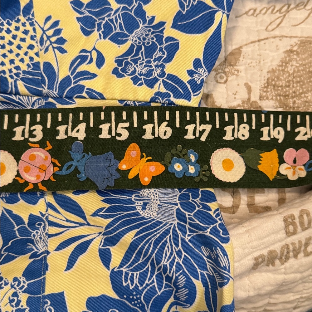 J. Crew Button-front puff-sleeve dress in blue floral twill Size 12 A00324 - Picture 9 of 9